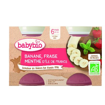 Ppot Banane Fraise De Correze Menthe