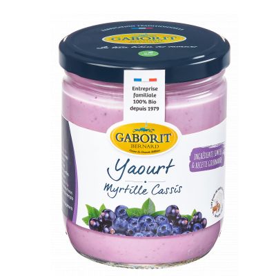 Yaourt Myrtille Cassis 400 G De France