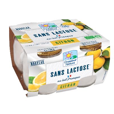 Specialite Laitiere Delactosee Citron 4 X125 G