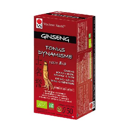 Ginseng Rouge Et Blanc 50 Gel